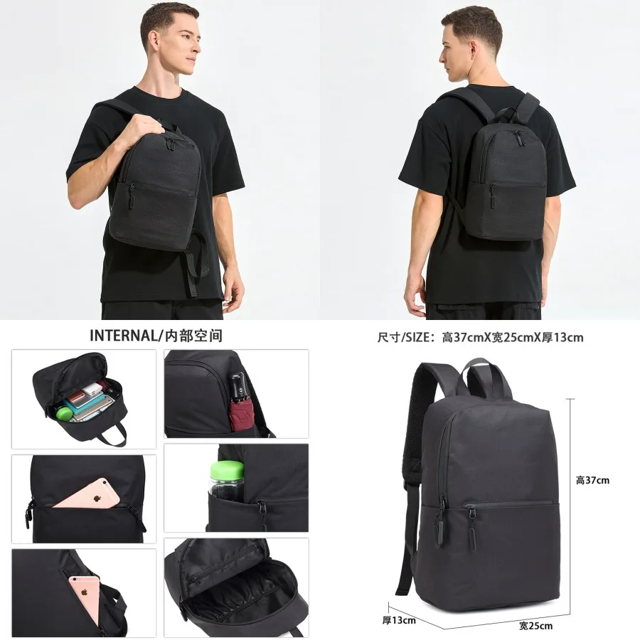 

【New style】Mini small backpack men's small trendy light small schoolbag men's casual travel backpack men's backpack small