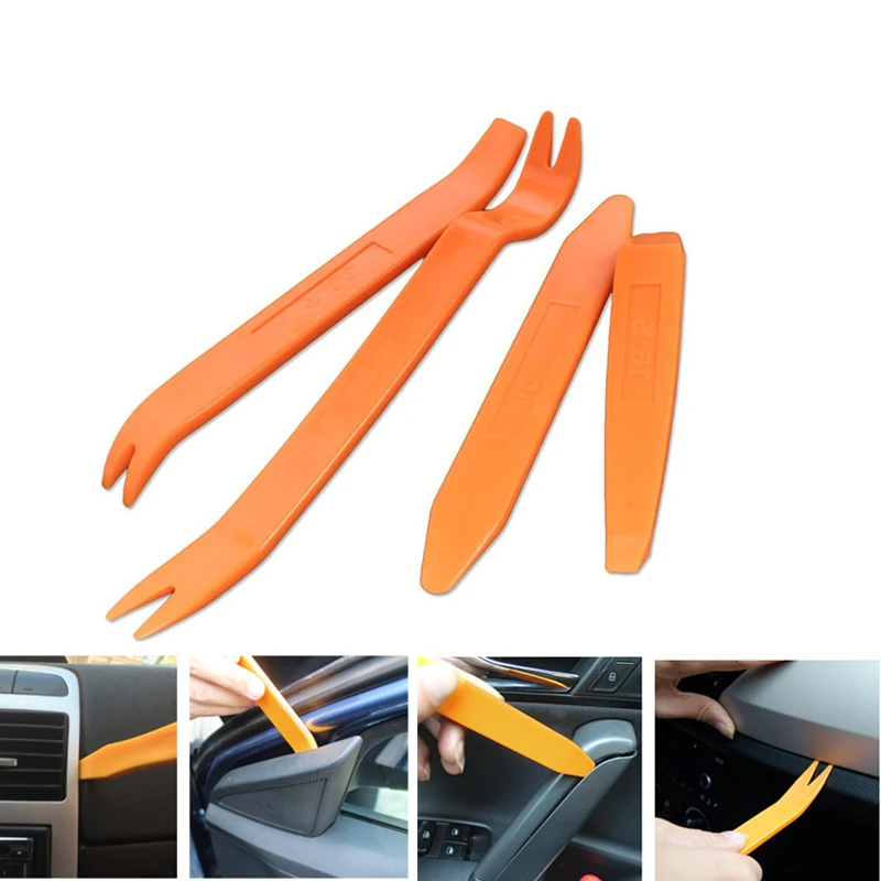 4pcs/set Car Stereo Installation Kits Car Radio Removal Tool For Peugeot 206 307 406 407 207 208 308 508 2008 3008 4008 6008 301