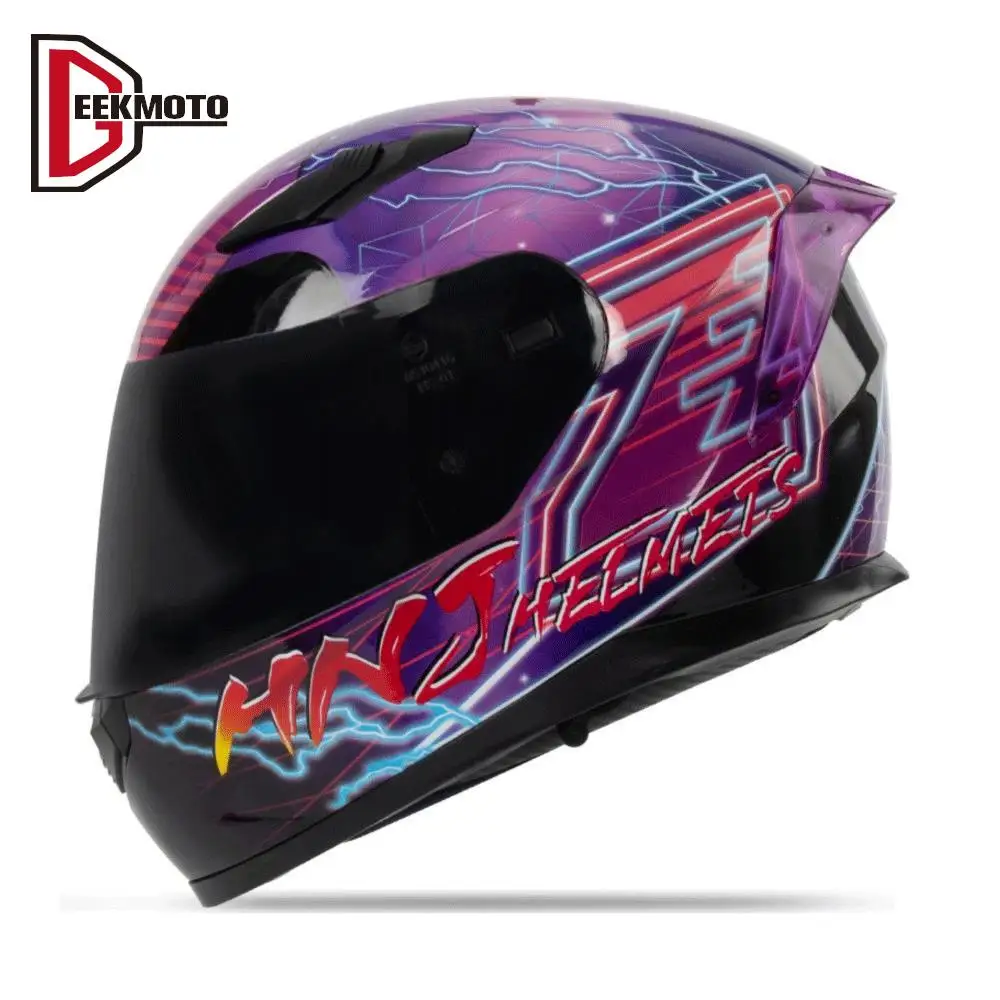 

ECE DOT Approved Helmet Motorcycle Casco Moto Motocross Full Face Helmet 3 Colors HD Visors Cycling Helmet Men Women Capacetes