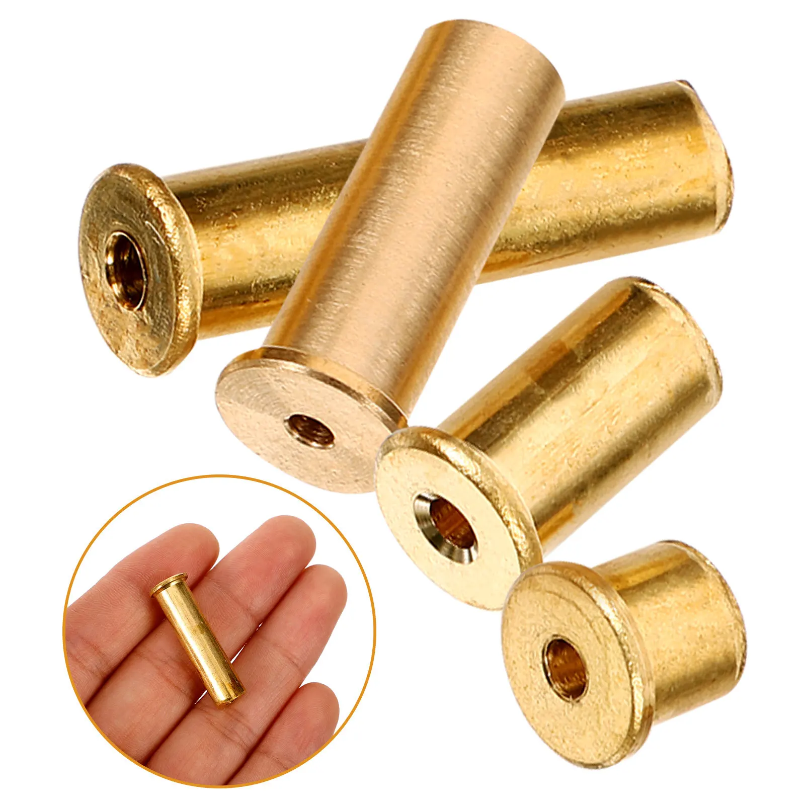 

4Pcs Golf Club Counterweight Accessories Copper Stable Golf Club Extension Parts Improve Accuracy Performance Shaft Parts