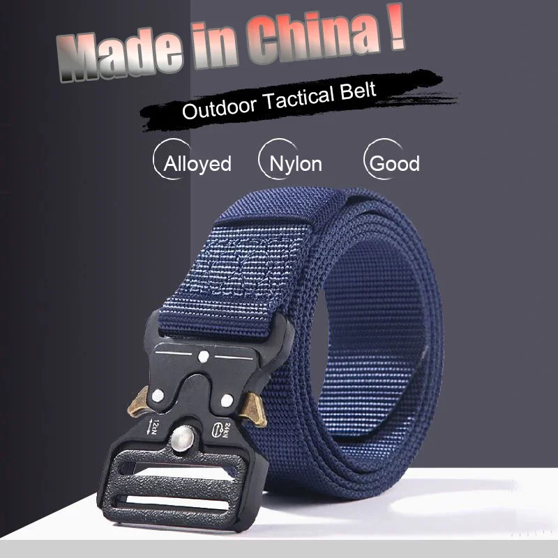 Tactical Waist Belt - Durable Automatic Buckle, Perfect for Outdoor Adventures, Unisex Accessories for Men and Women