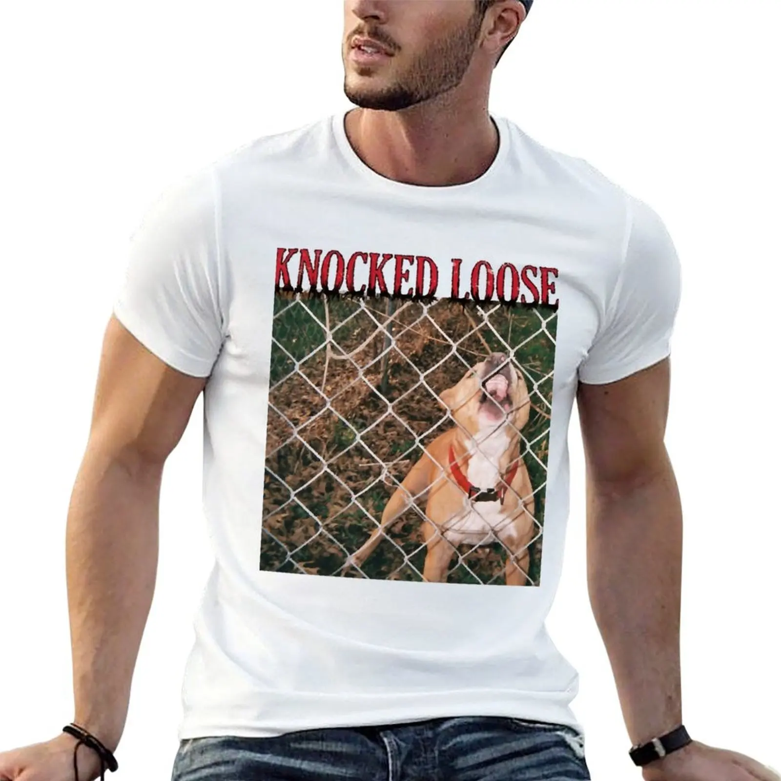 Knocked loose band album T-Shirt man t shirts graphic t shirts for man graphic funny cotton t shirt pack T-shirt