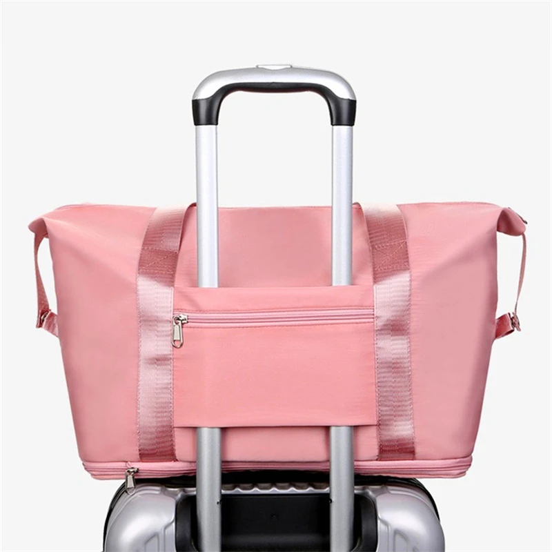 Unisex Crossbody Bags Double Expandable Travel Bags Large Capacity Storage Bags Hangbags Can Be Used For Trolley Cases