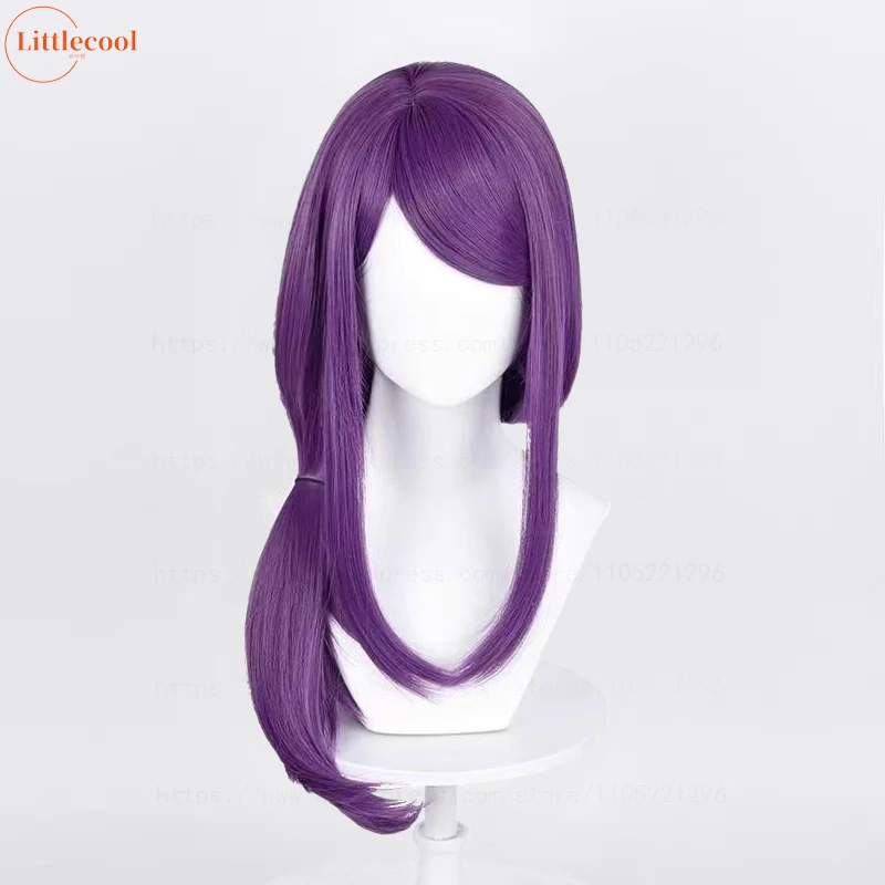 High Quality Kamishiro Rize Cosplay Wig 70cm Purple Heat Resistant Synthetic Hair Rize Kamishiro Wigs + Wig Cap