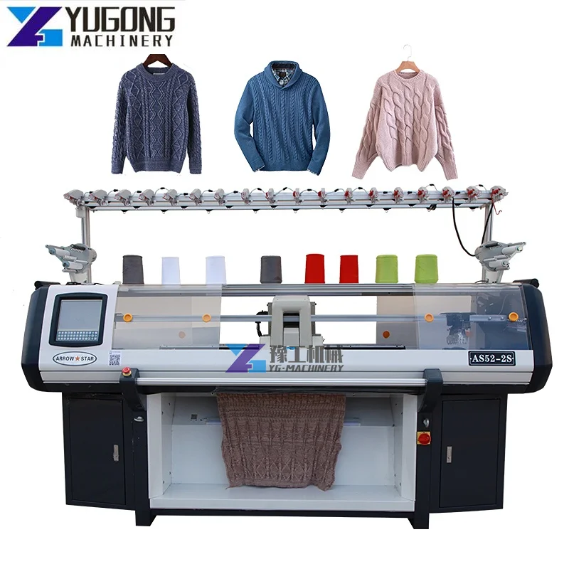 HP Style 2 System Sweater Knitting Machine Thick Gauge Single System Flat Hat and Scarf Knitting Machine