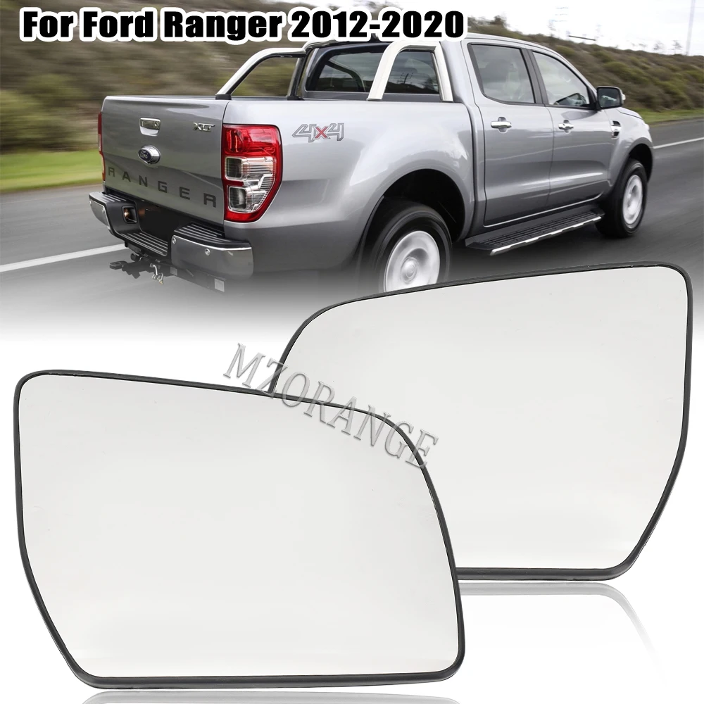 Auto Side Rearview Mirror Glass Cover for Ford Ranger PX1 PX2 12-20 for Shaker UA 15-21 Door Wing Power Heated Car Accessory