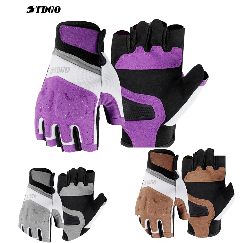 

Рыцарские мотоциклетные перчатки, летние дышащие перчатки с половиной пальца, устойчивые к падению макаронные перчатки для мужчин и женщин, тонкие летние перчатки для верховой езды ﻿