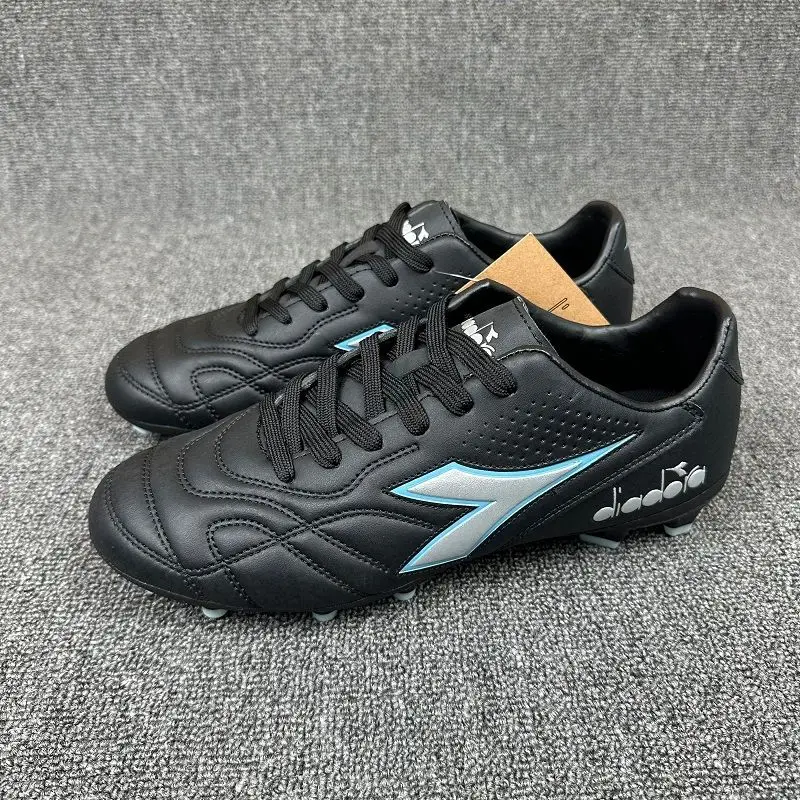 

2025 New Professional Soccer Shoes Men's Outdoor Turf Soccer Shoes Big Boys Non-slip Sneakers Leather Soccer Shoes
