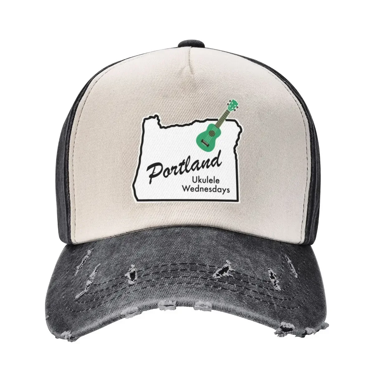 Portland Ukulele Wednesdays Baseball Cap Fashion Beach Golf Cap Men Golf Wear Women's