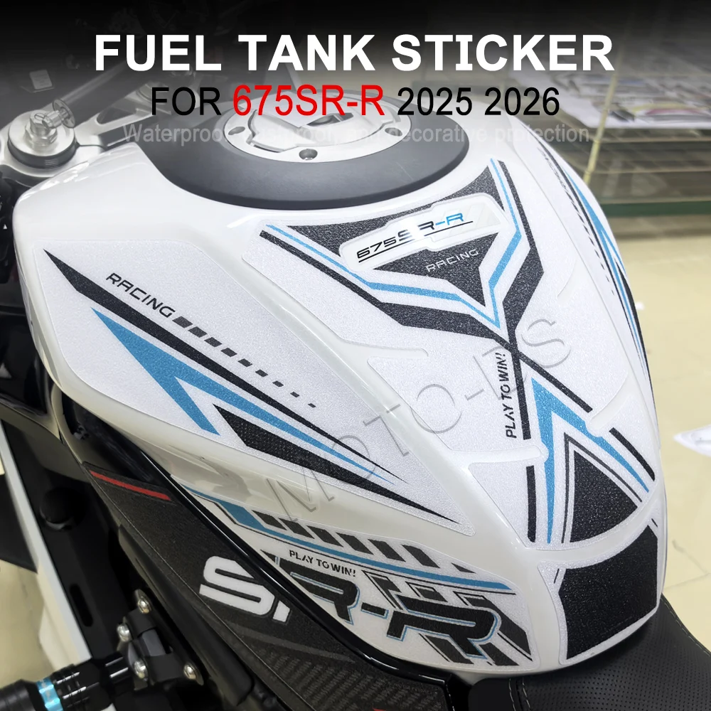 Accessories For 675SR-R 675SRR 675 SR R 675SR Motorcycle Tank Pad Knee Grip Gas Fuel Oil Protection Anti-slip Stickers Decals