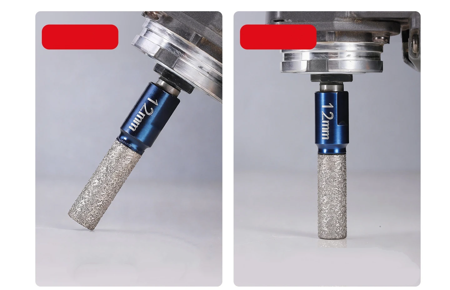 6/8/10/12mm M10 Vakuumgelöteter Fräser Lochsäge Winkelschleifer Gelöteter Kernbohrer für Keramik Granit Marmor Stein Fliesen – Detail 3
