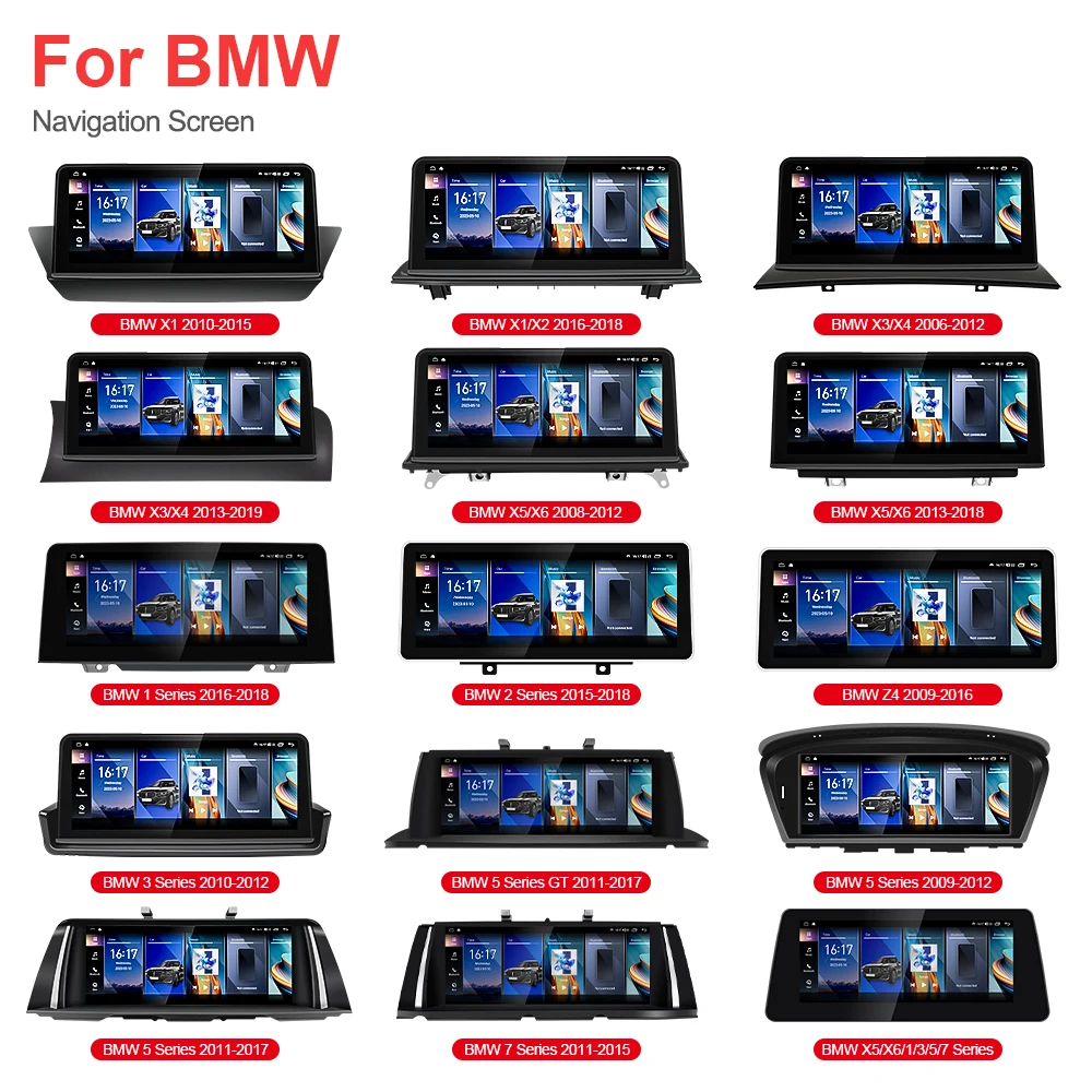 Digit Cluster Strumento Tachimetro LCD AC Pannello di Controllo Lettore DVD per Auto GPS per BMW F10 F20 F30 per BMW E60 E90 X5 X6 5 Serie