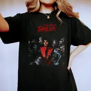 Michael Jackson Modern Redesign T-shirt Men and Women Summer Cotton Y2K Clothing Fashion Round Neck Short Sleeved Tee Fan Gifts