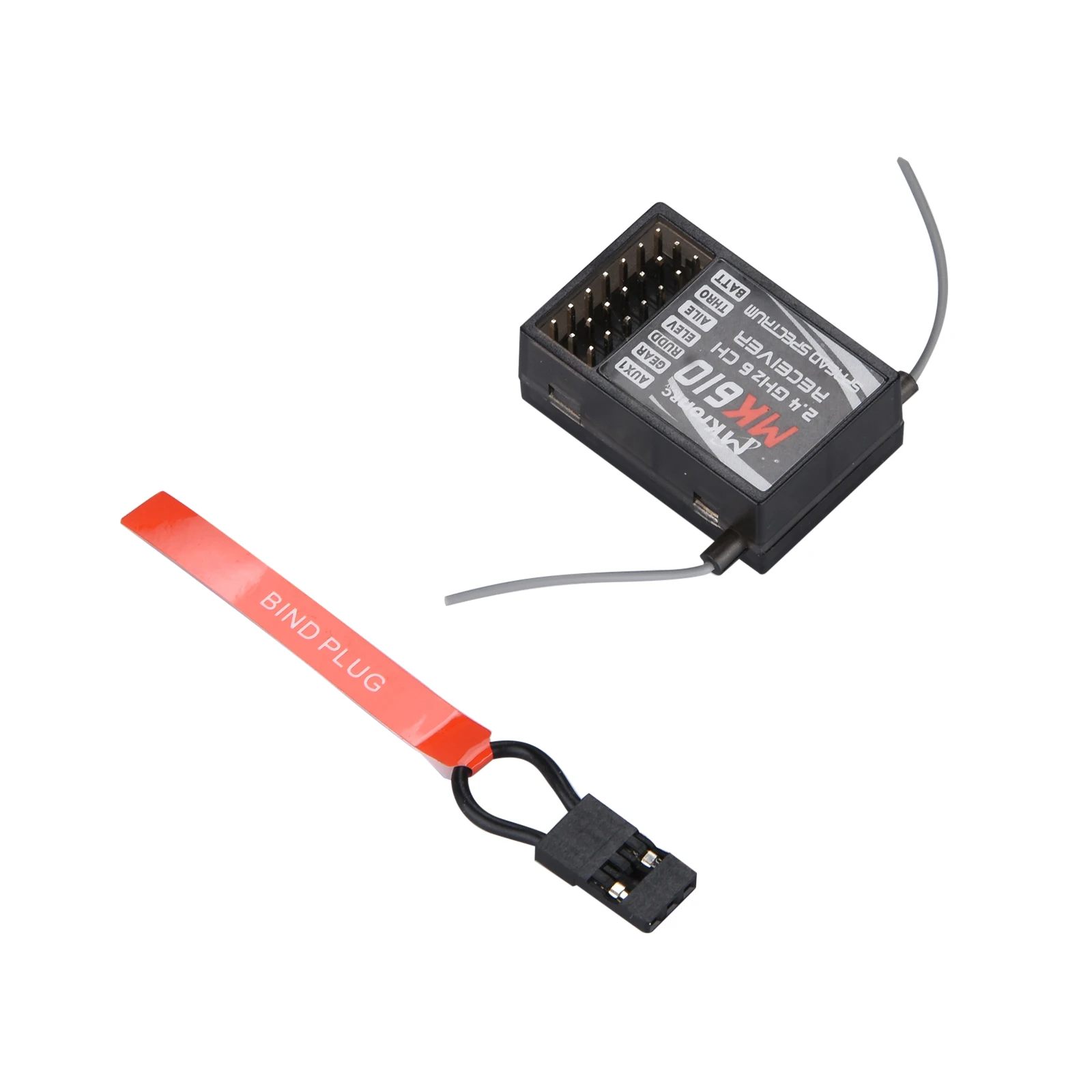 جهاز استقبال منتشر MK610 2.4 جيجا هرتز DSM2 لجهاز إرسال AR6100 Spektrum Dx5e Dx6i Dx7