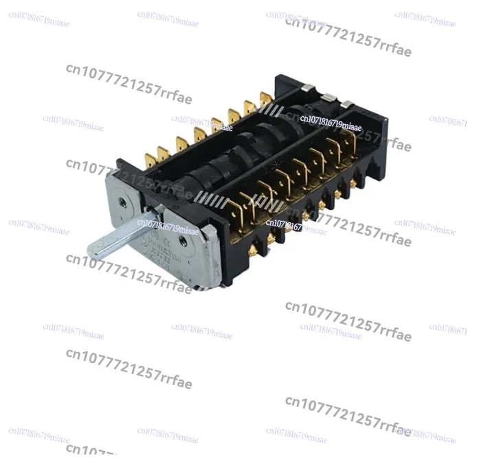 FD102B Oven Steamer Function Rotary Switch, 250V 16A 8+0 Position Multi-Function Selector
