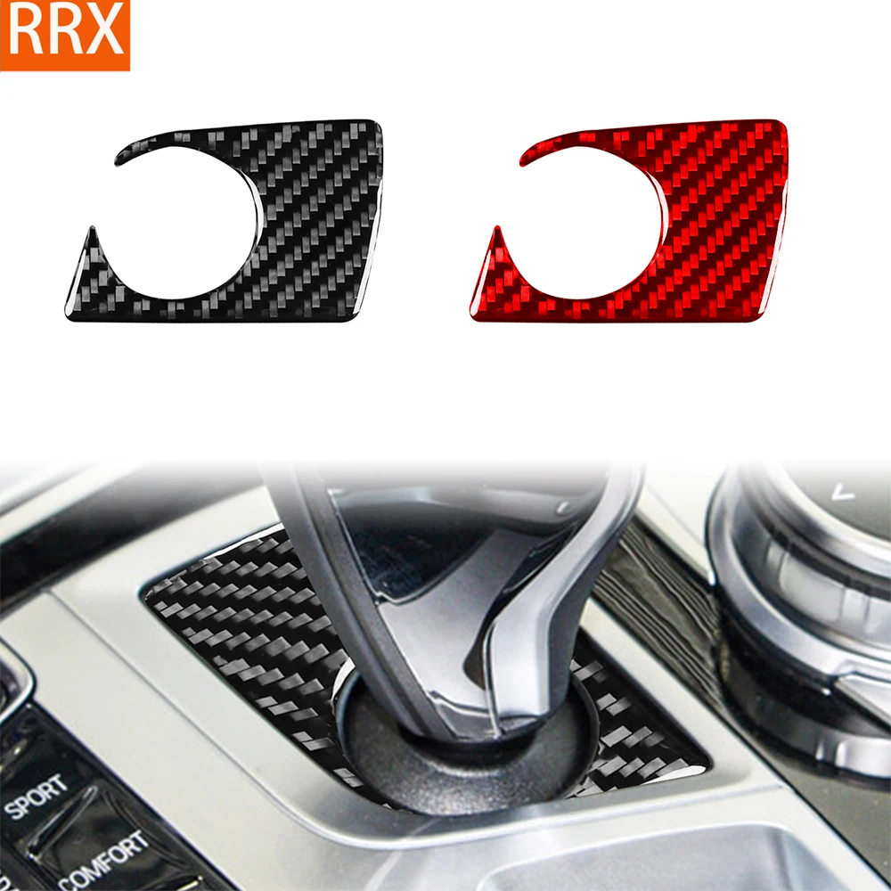 For BMW 7 Series G11 G12 2015-2022 Real Carbon Fiber Sticker Gear Shift Panel Border Trim Car inside decorative Accessories