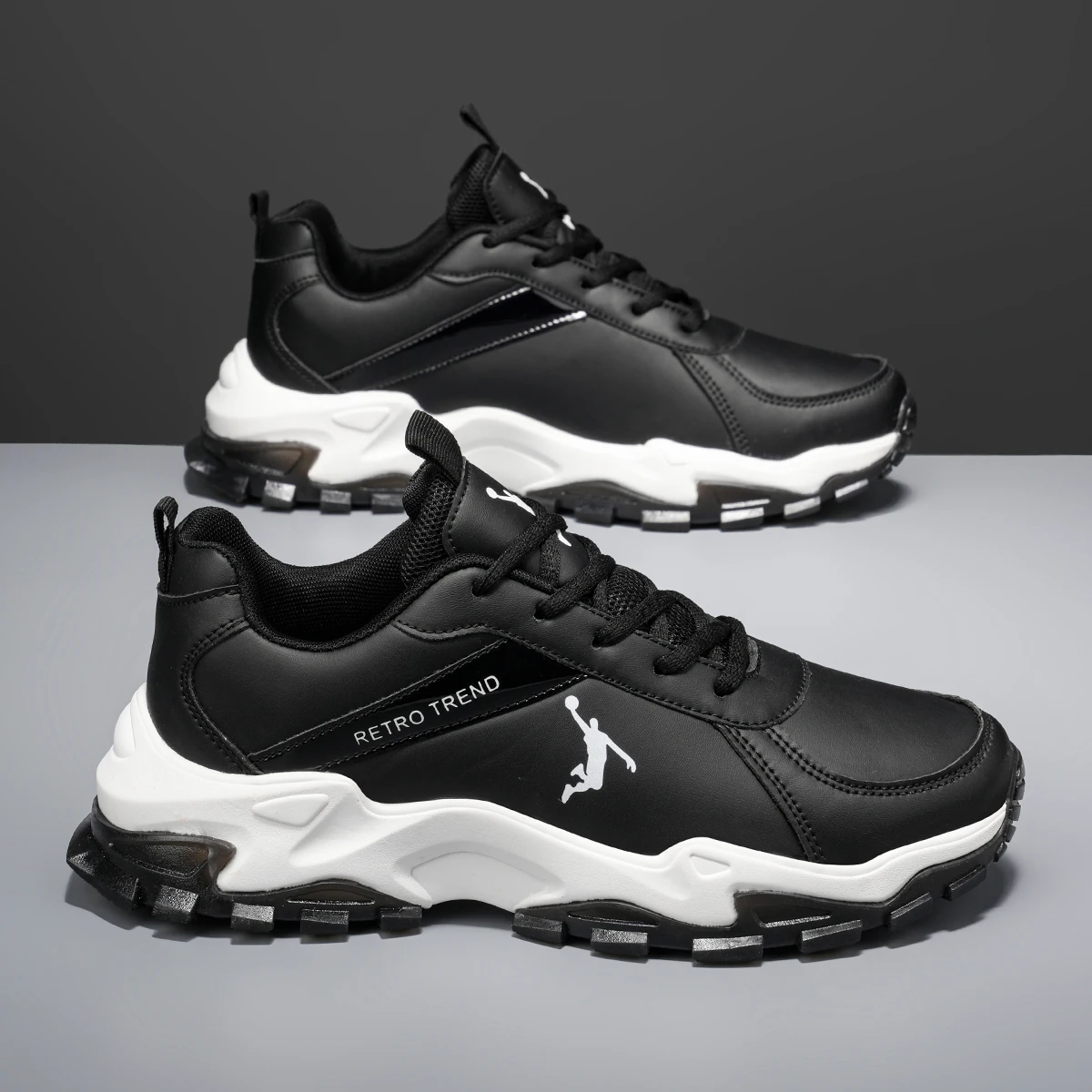 Herren-Outdoor-Wander- und Laufschuhe in großen Größen, bequeme, lässige, vielseitige, modische Sportschuhe für Paare zum Training