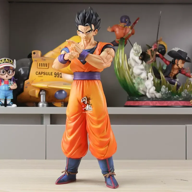 

Dragon Ball Ultimate Gohan Mystic Anime Figure 32cm Standing Pose Pre Battle Preparation Statue Desktop Decoration Gift