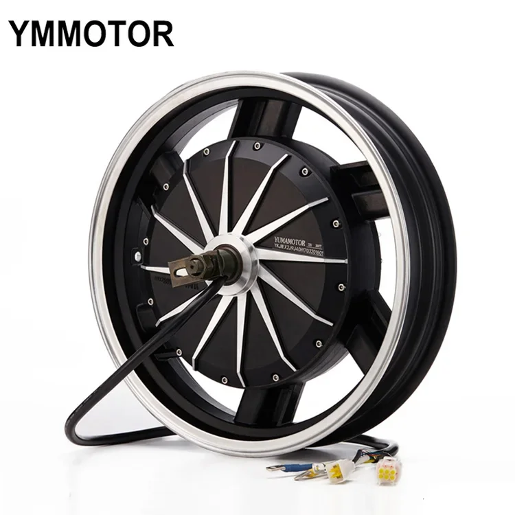 16 Inch 4000W 72V Customized Brushless Dc Hub-Motor Motorcycle Start Motor