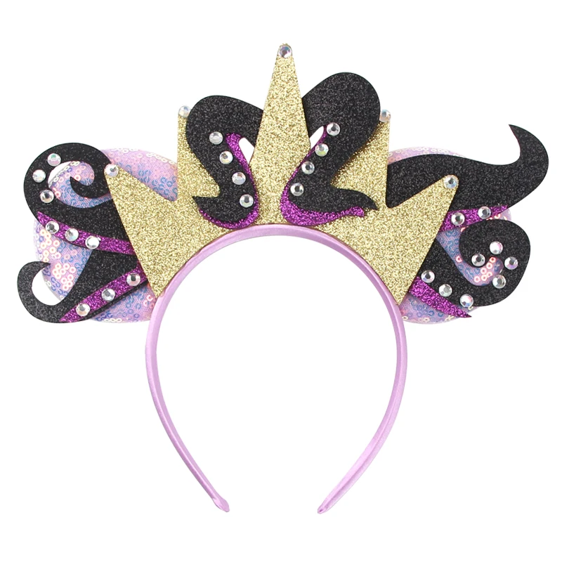 New Ursula Mouse Ears Headband For Women Villains Sequin  display picture 1