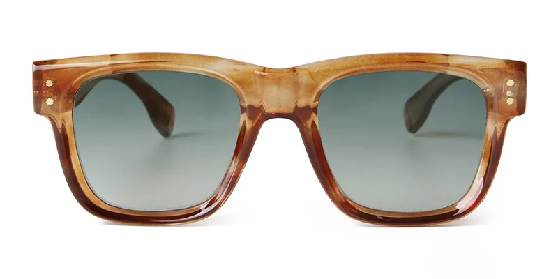 Klassische Niet quadratische Sonnenbrille Frauen Männer 2024 Marke Designer Mode Vintage Nagel rahmen Schildpatt Sonnenbrille uv400 s24115 – Detail 15
