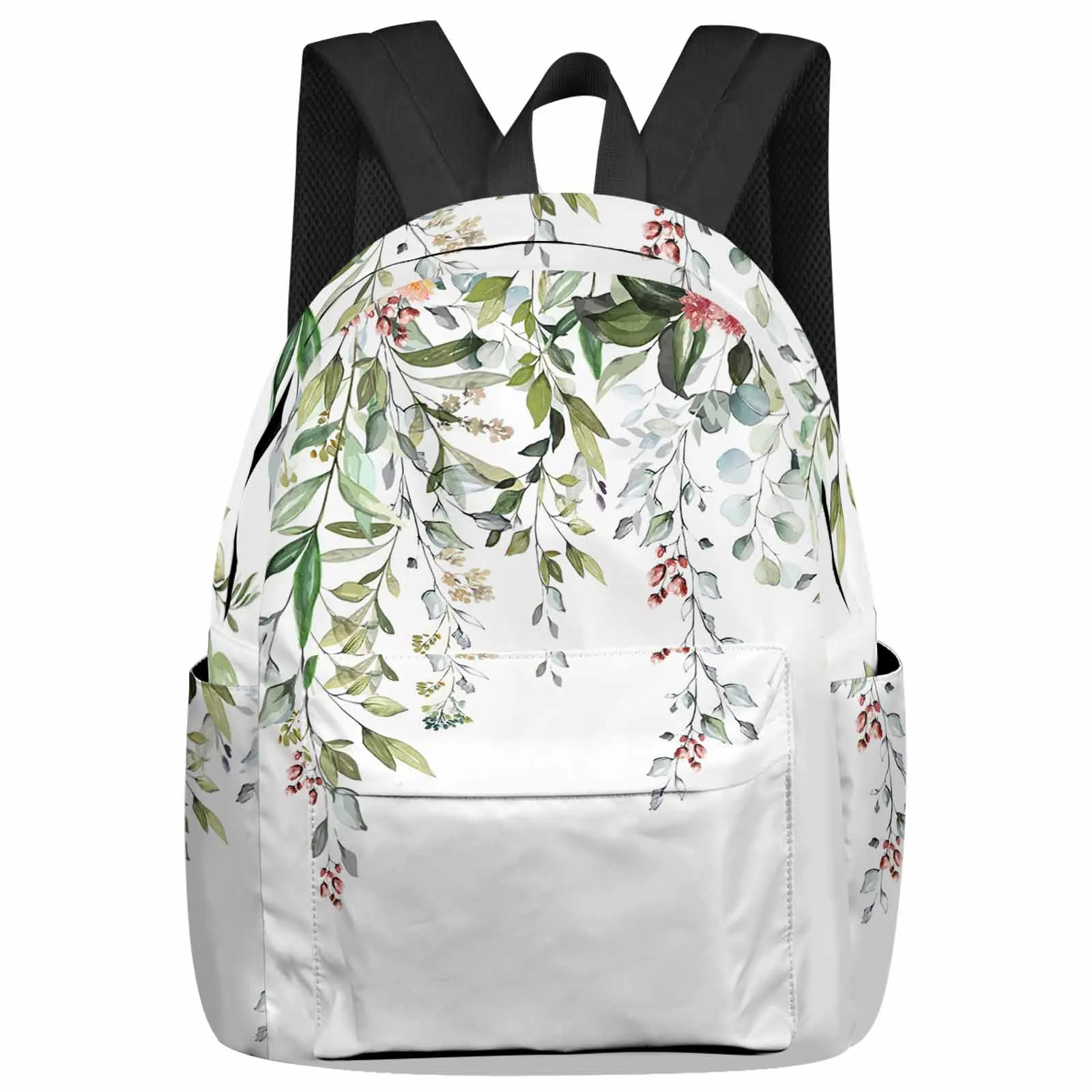 

Eucalyptus Leaves Flowers Backpack School Bags for Teenagers Students Laptop Bag Women's Casual Travel Backpack