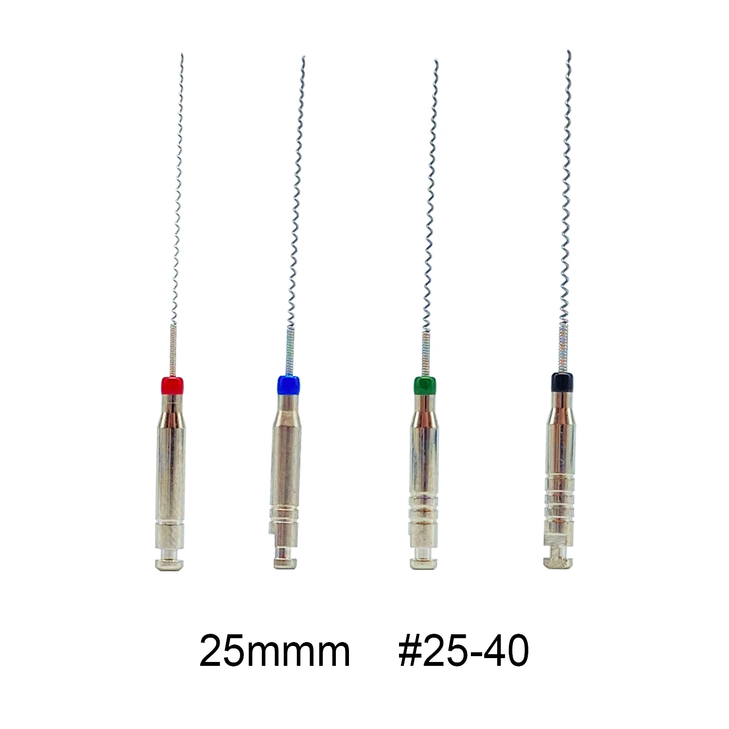 1 Box Dental-Pastenträger Wurzelfüller Lentulo 21mm 25mm Sortiert # 25-40 Endodontie-Feilen, Dentalinstrumente, Spiral-Canal-Feilen