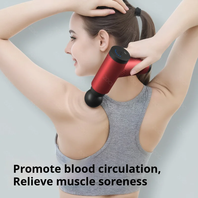 

Deep Tissue Massager Vibration Muscle Massager Handheld Massage Gun Portable Mini Fascia Gun for Body Back Neck Leg Foot