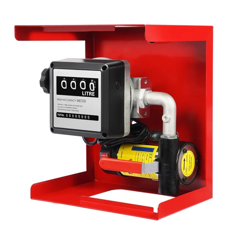 12V/230V Diesel Pump Fuel Oil Transfer Pump Automatic Pistol 200W/550W 45L/50L/60L/min Electric Self-priming Oil Pump Kit NEW