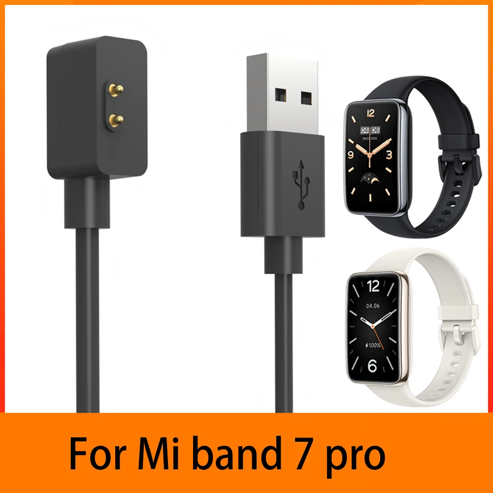 1/2PCS For Xiaomi Mi Band 7 Pro Magnetic Charging Cable Smart Watch Magnet 2pin USB Charger Line Fast Charging Power Adapter