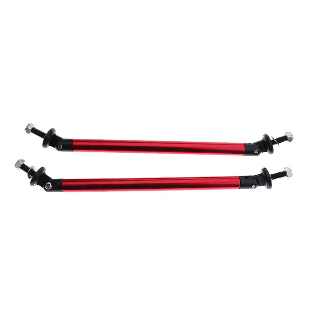 

2Pcs Tone Aluminum Car Front Bumper Lip Splitter Tie Rod 15CM 5.9inch