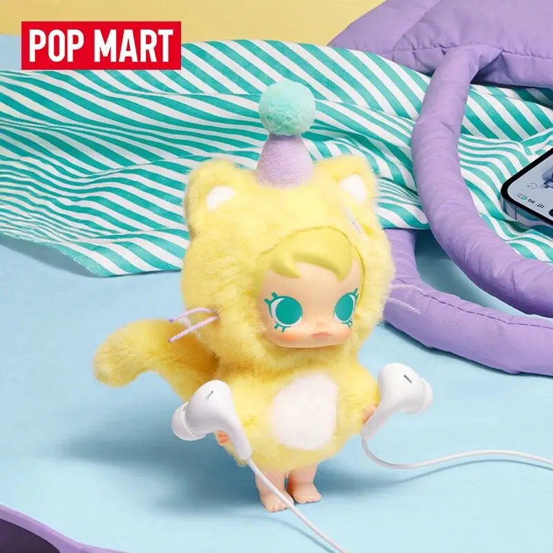 

Genuine POP MART Baby Molly Pocket Friend Vinyl Plush Doll Blind Box Keychain Trendy Collectible Toy Gift Trendy Toy Lovers