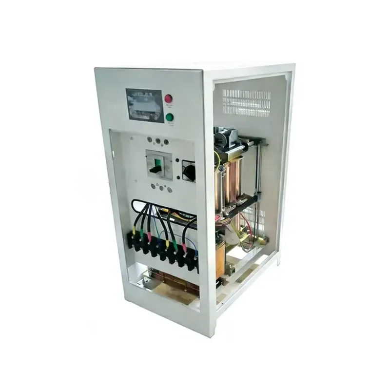 30KVA Industrial Automatic Voltage Regulator SVC High Precision Single Phase AC Copper Overvoltage Undervoltage Regulator