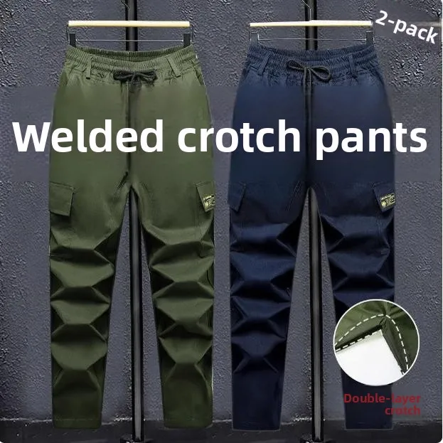 

Рабочие брюки Thiened из двухслойного хлопка, свободного кроя, повседневные, длинные, термостойкие, для защиты труда