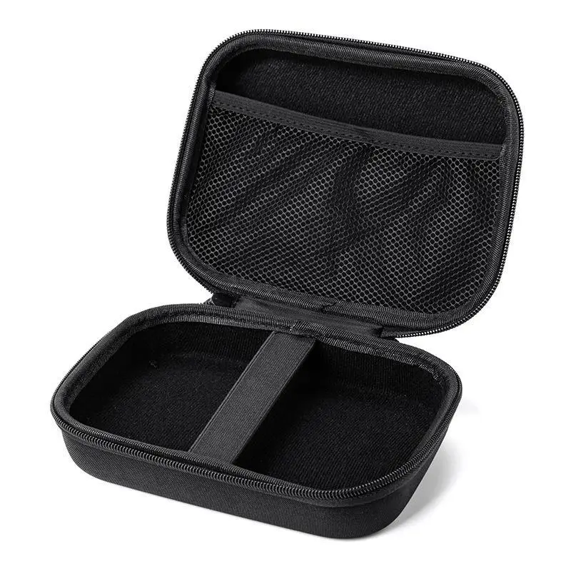 Hard EVA Carrying Storage Case With Non Slip Handle Inner Mesh Pocket For Cables Chargers Game Console Travel Electronics