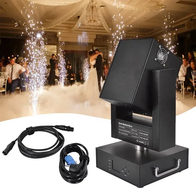 Grace Moving Head Cold Spark Machine DJ Wedding Party Nightclub Cold Spark