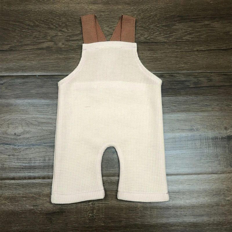 Adorable Beanie and Back Strap Overalls Set Baby Shower Gift for 0-1M Newborns top quality