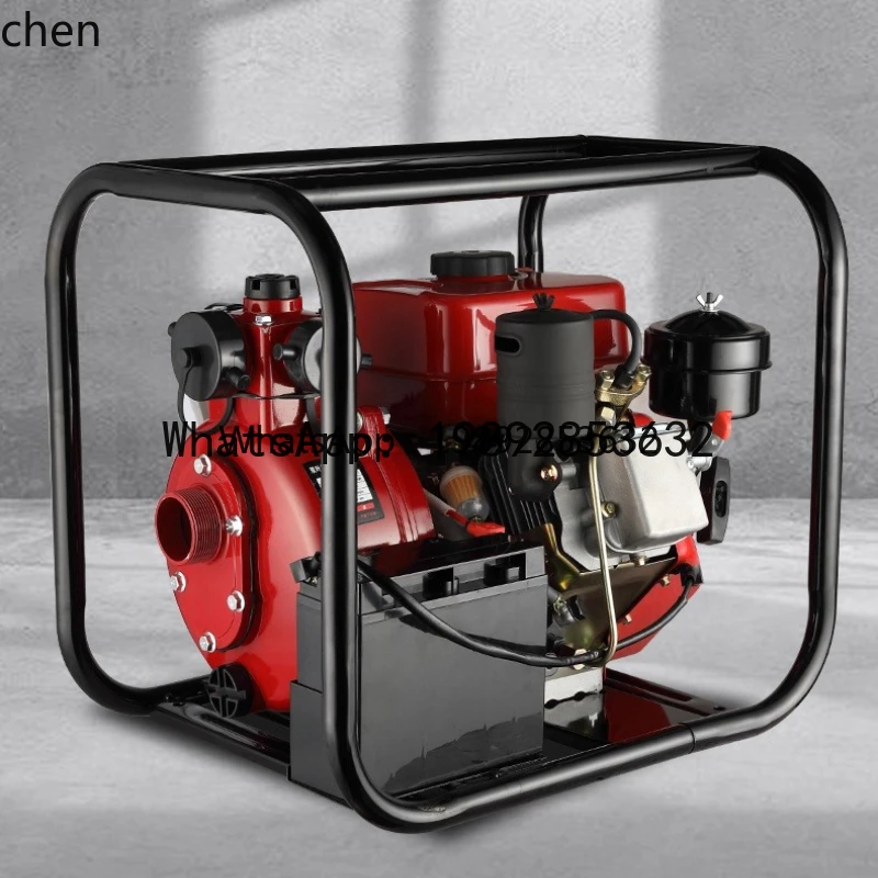 Water Pump Agricultural Irrigation Large Flow Power Four-Stroke Air-Cooled