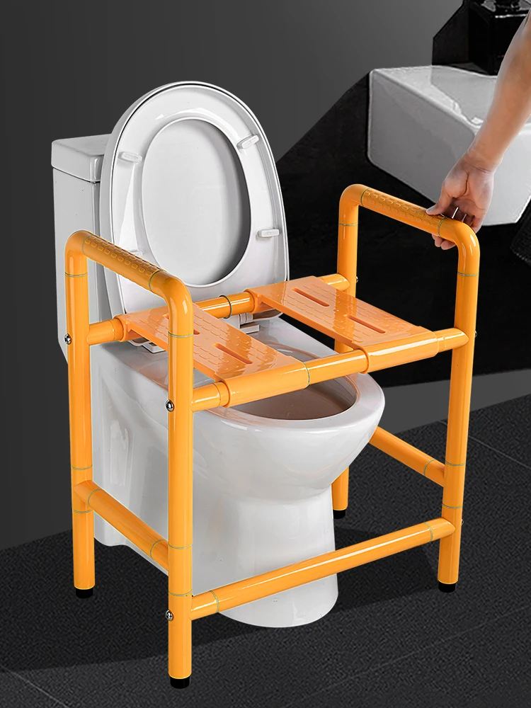 Toilet, toilet, and toilet dual use armrest, disabled shower chair, safety and anti slip shower stool