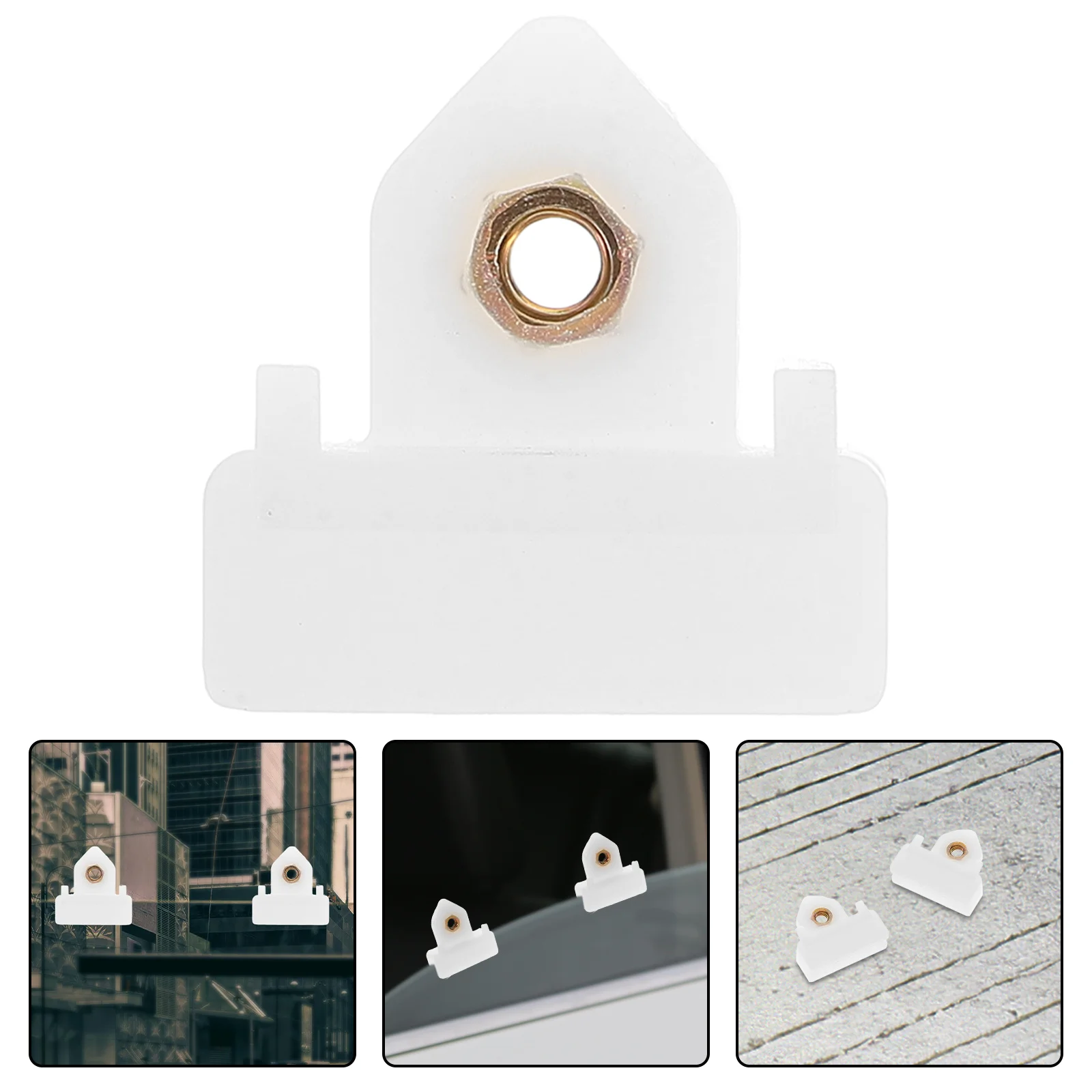 

4pcs Car Glass Clips Plastic Channel Retainer Clip For Door Window Regulator Adjustable Sash Holder Durable Window Channel Clip