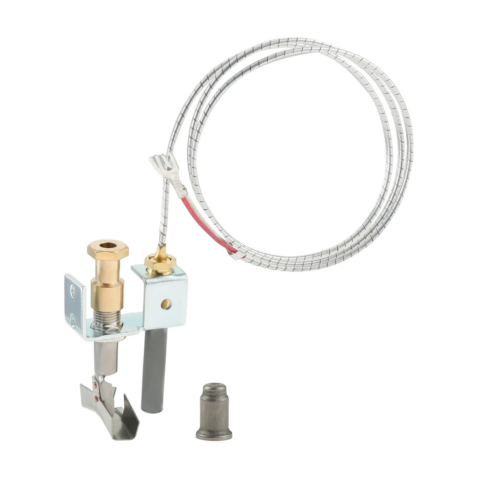 Pilot Burner with 750 Millivolt Thermopile Assembly Kit 36" 2 Lead Connection Type with 1/4" CCT LP Gas Pilot Burner