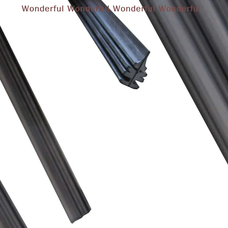 Car Wiper Rubber Strip Car Wiper Blade Elastic Band Windscreen Vehicle Insert Rubber Strip Refill 6mm 