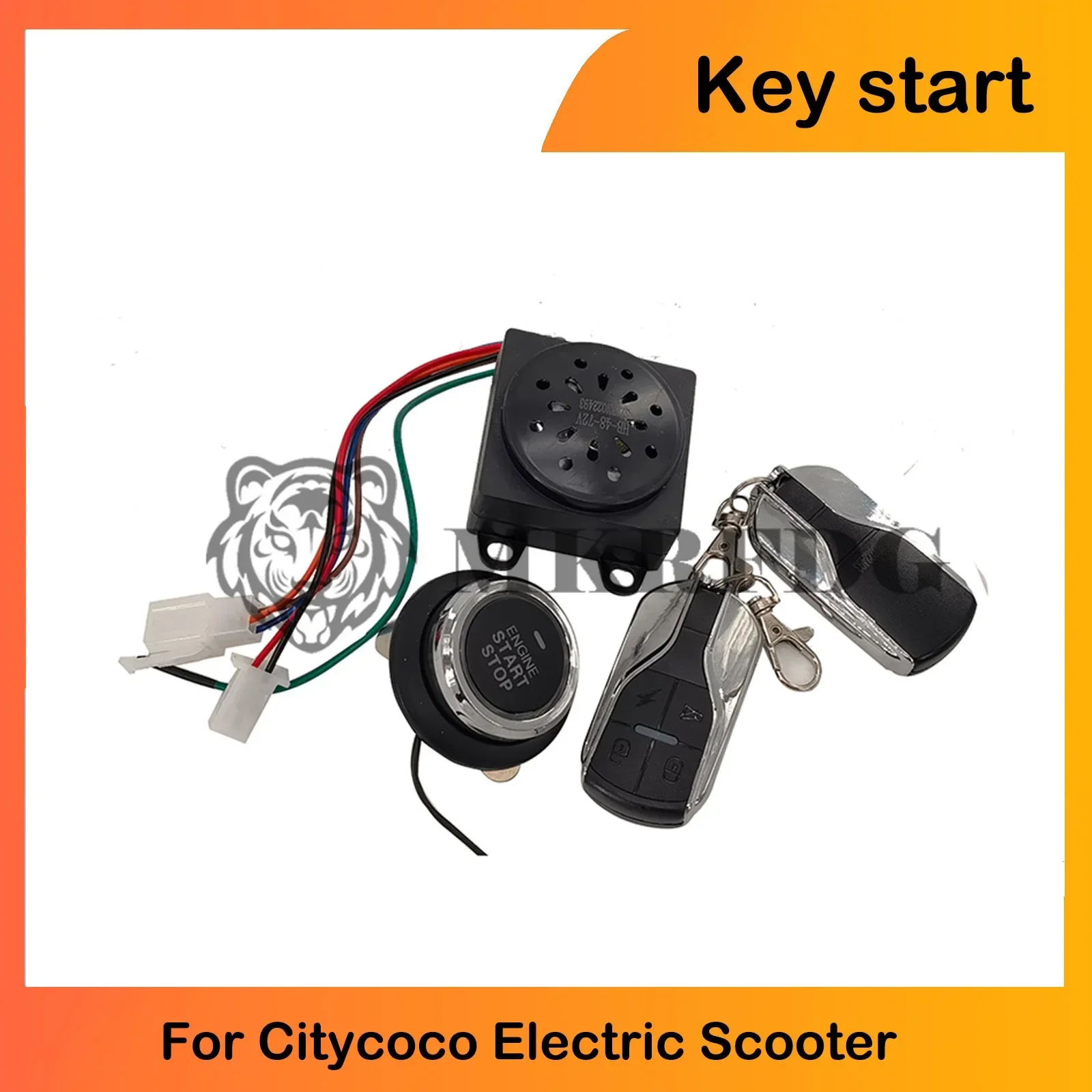 Electric Scooter 36V-72V One-key Start Anti-theft Device Remote Control Lock For Citycoco Modified Accessories Parts