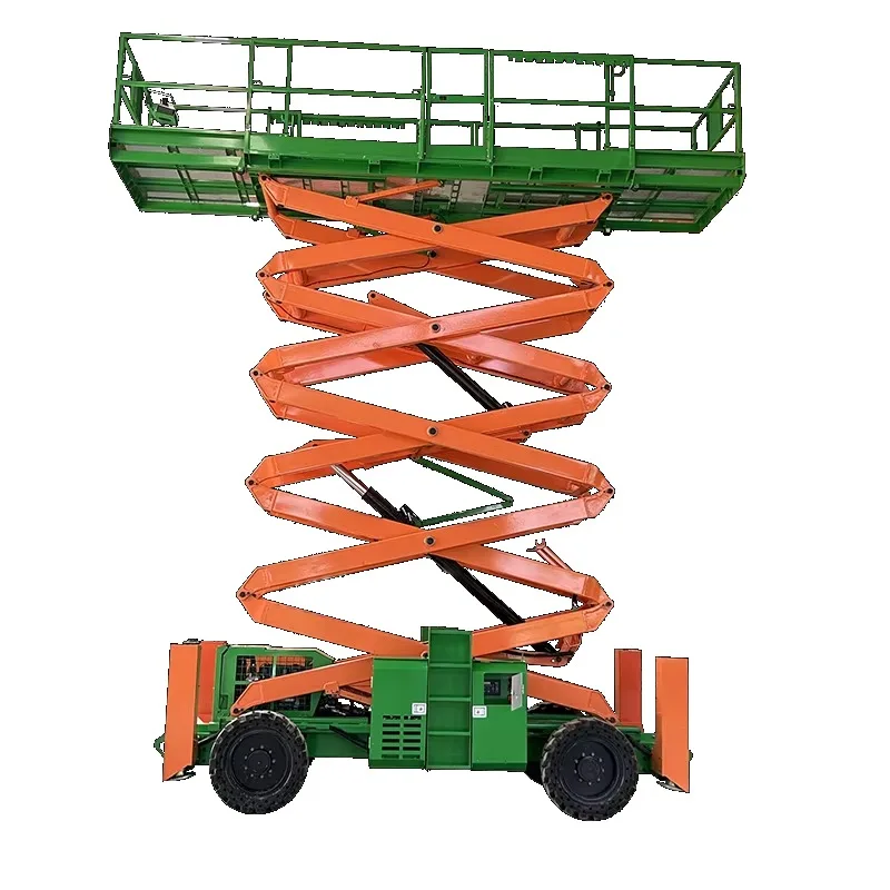 Customized Factory Customized 4-14m Scissor Lift Platform Off-road Self-propelled Scissor Lift High-quality Aerial Work Lifting