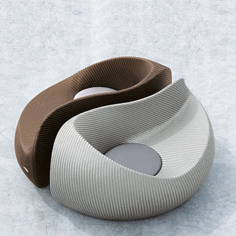 Outdoor Sofa Innenhof Villa B & B Balkon Rattan Stuhl Möbel Wasserdicht Sonnenschutz Rattan Kreative Runde Doppelbett