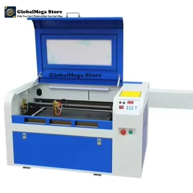 2026 Latest Industrial CO2 Cutter for Leather Fabric Wood Acrylic Cutting Machine 4060 T400x600mm Worktable with