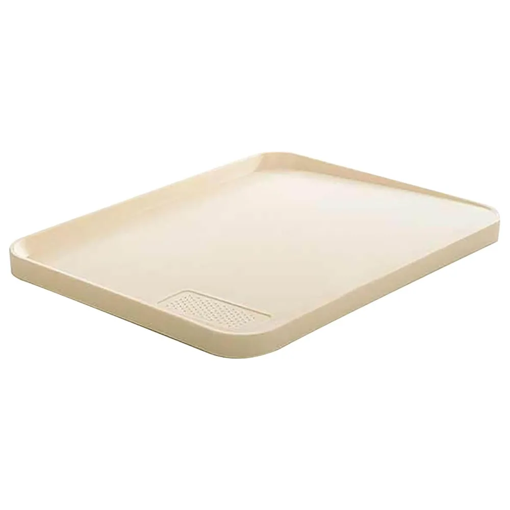 PP Plastic Cutting Board 14.6 X 11.0 X 0.8in Raised Edges Chopping Board Double Sided High Safety Food Chopping Block Cooking