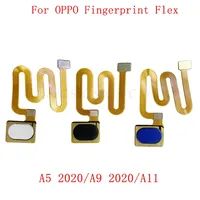 Fingerprint Sensor Button Flex Cable For OPPO A5 A9 2020 A11 Touch Sensor Scanner Repair Parts