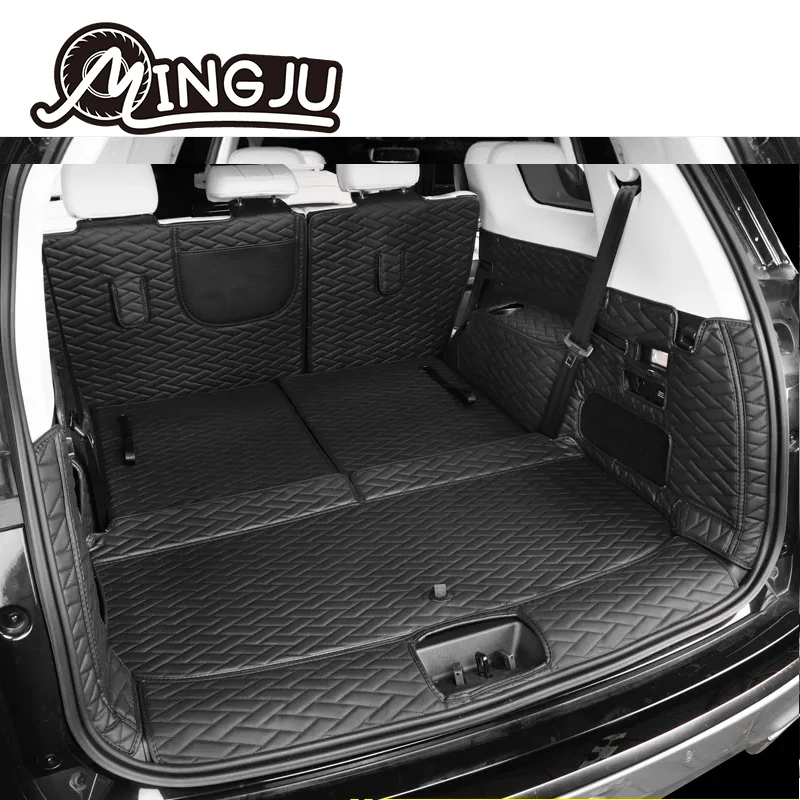 For EXEED VX 2021 2022 2023 2024 Car Boot Mat Rear Trunk Liner Cargo Leather Floor Carpet Tray Protector Accessories Mats