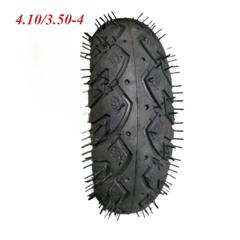 4.10/3.50-4 tire pneumatic wheel for trolley castor trailer wheel 16mm bearing wheel bump hub